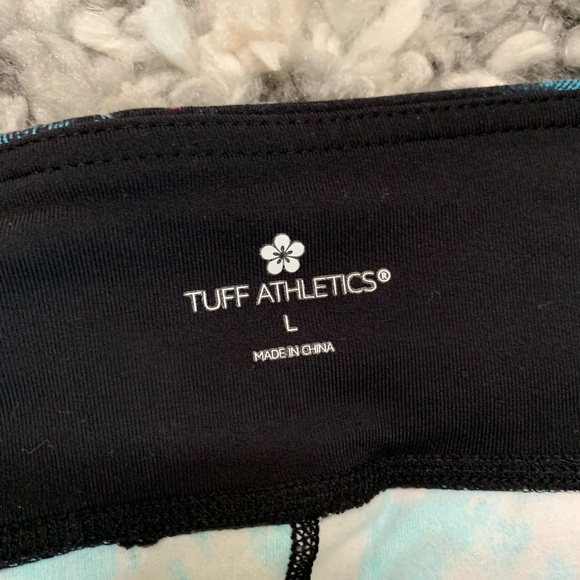 Tuff Athletics Workout Exercise Leggings Size Large - Picture 10 of 13